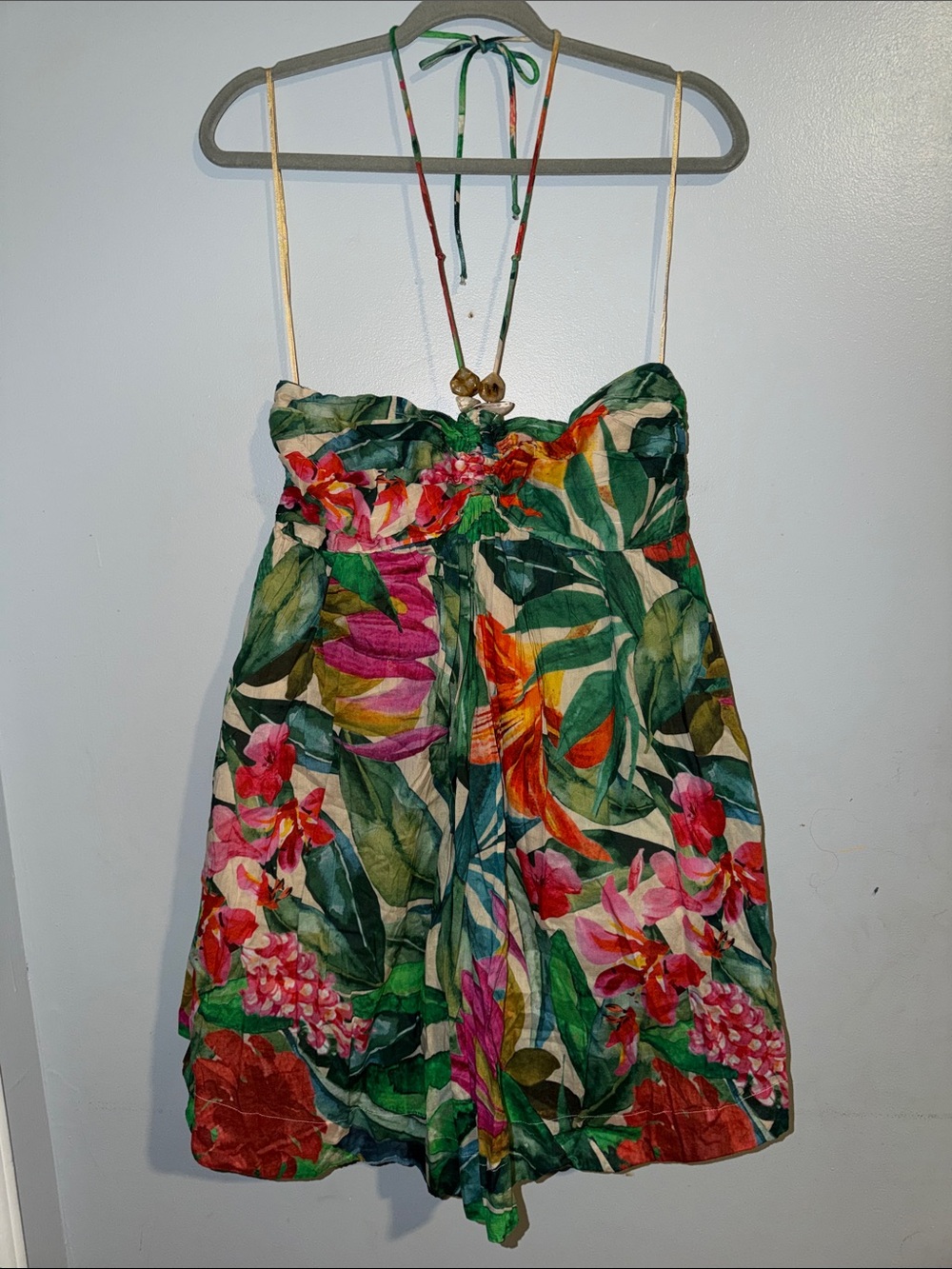 Tropical Print Dress